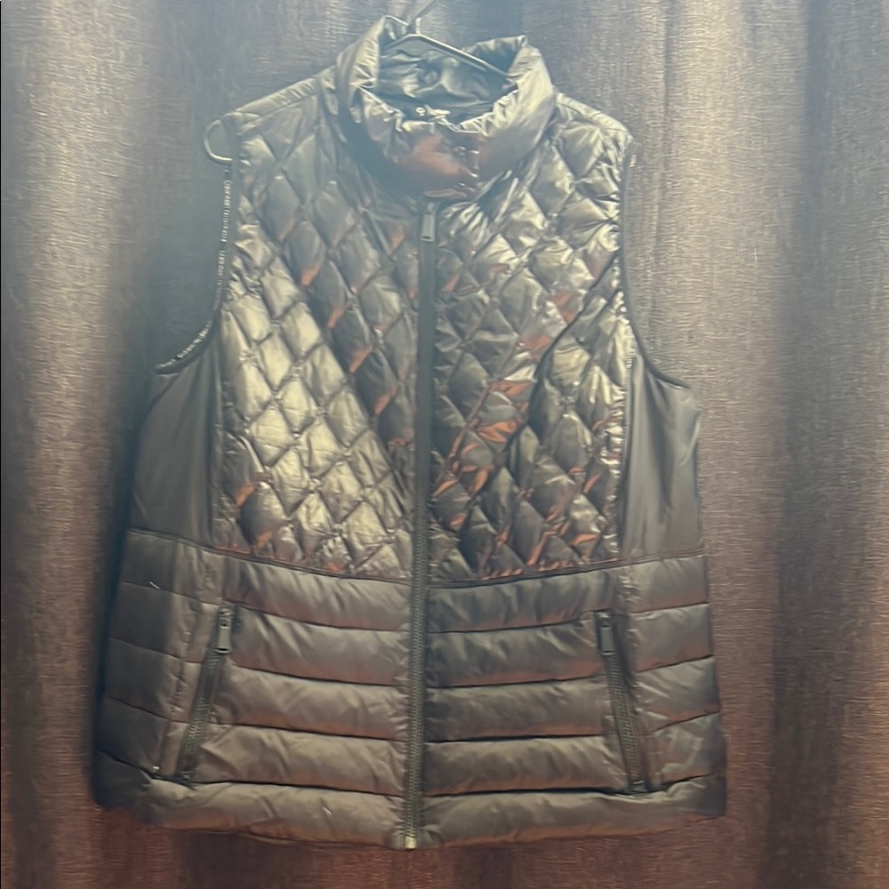 Women's Quilted Black Vest